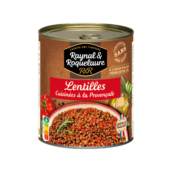 Lentilles cuisinées à la provençale 800G