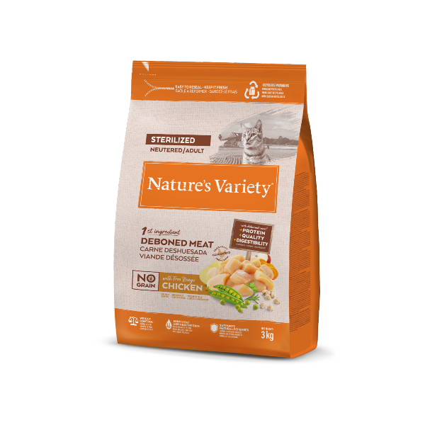 No Grain Stérilisé Poulet 3kg