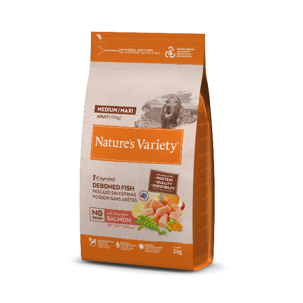 No Grain Adulte Med/Max Saumon 3kg