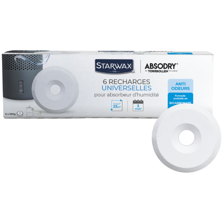 6 recharges universelles