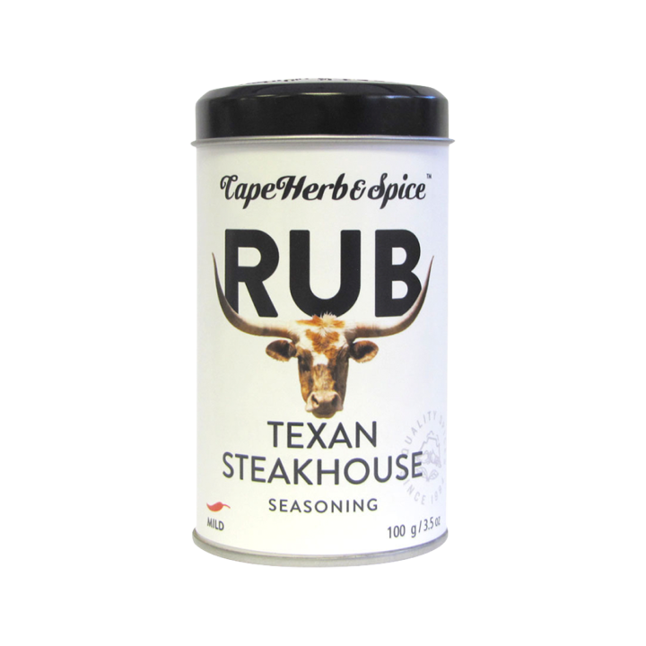Cape Herb & Spice Rub Texan Steakhouse Seasoning 100g