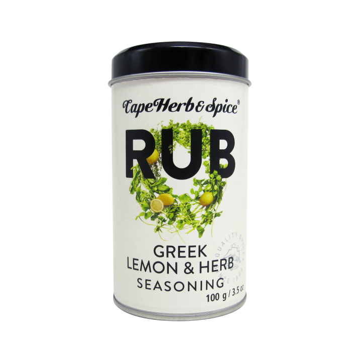 Cape Herb & Spice Rub Greek Style Lemon & Herb Seasoning 100g