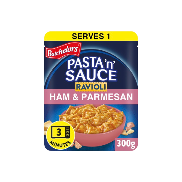 Batchelors Ravioli Microwave Meal Ham & Parmesan