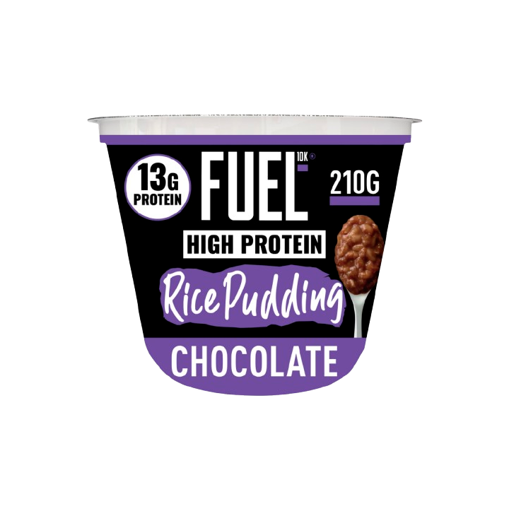 Fuel10K chocolate Flavour High Protein Rice Pudding pot
