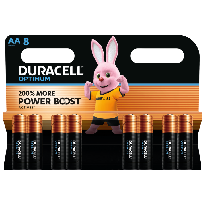 Duracell Optimum AA x8