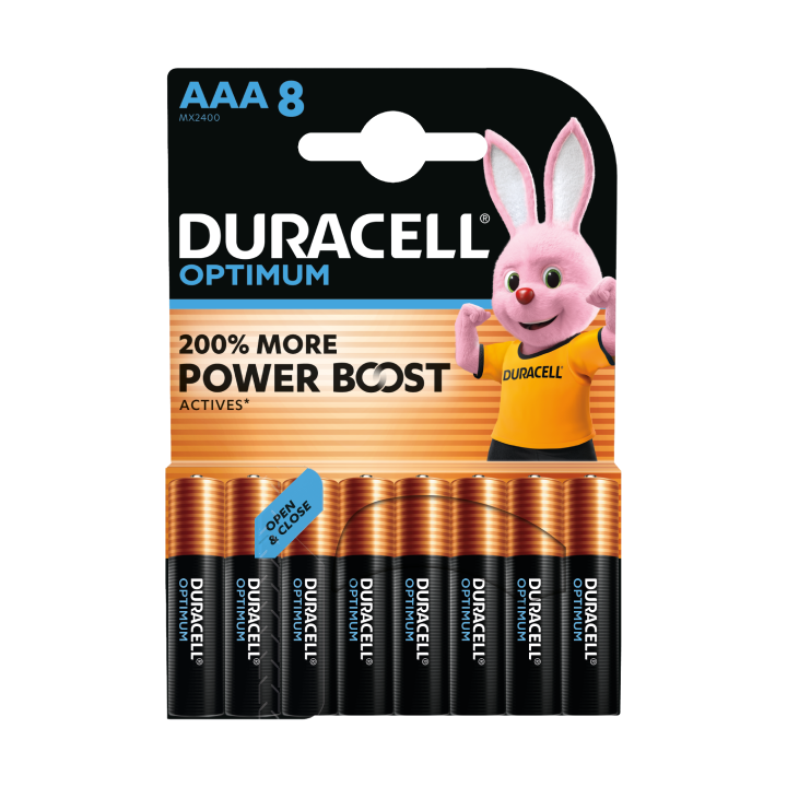 Duracell Optimum AAA x8