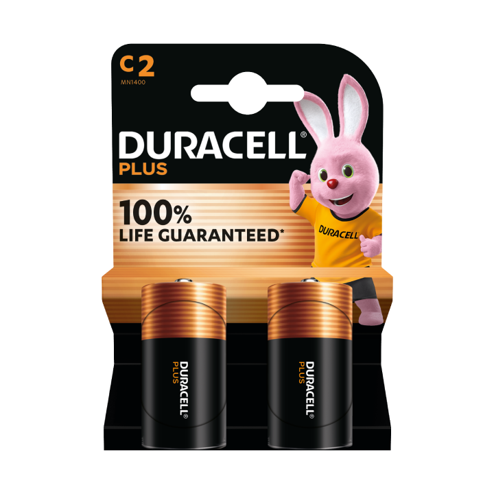 Duracell Plus C X2