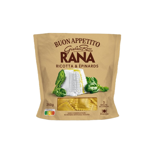 Ravioli Ricotta & Épinards 250g