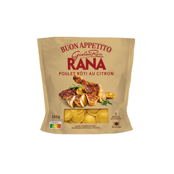 Ravioli Poulet rôti au Citron 250g