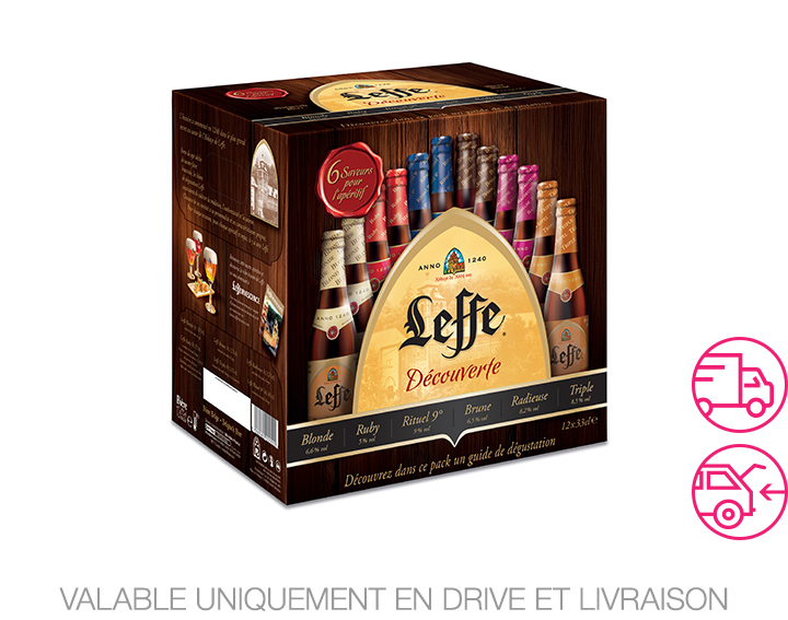 Leffe découverte 12x33cl