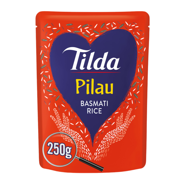Tilda Microwave Pilau Basmati Rice 250g