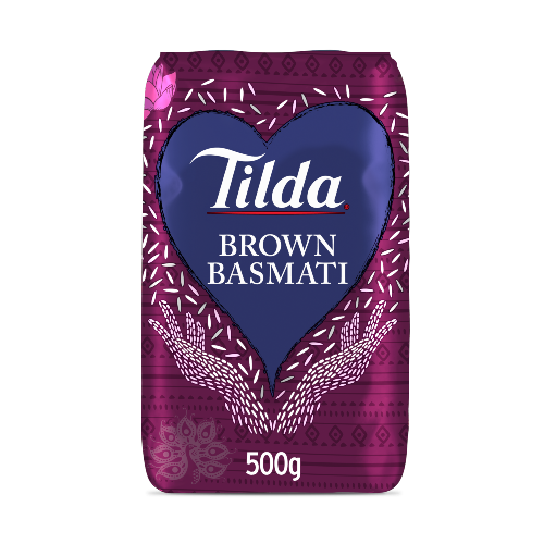 Tilda Brown Basmati Rice 500g