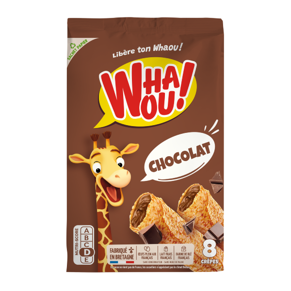 Crêpes chocolat Whaou! x8 - 256G