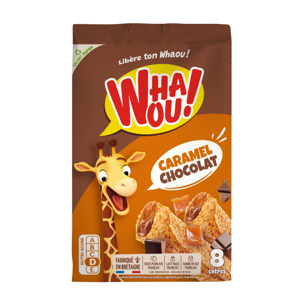 Crêpes caramel-chocolat Whaou! x8 - 256G