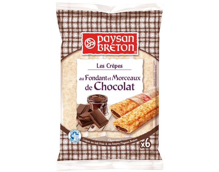 Crêpes Fourrées au Chocolat x6