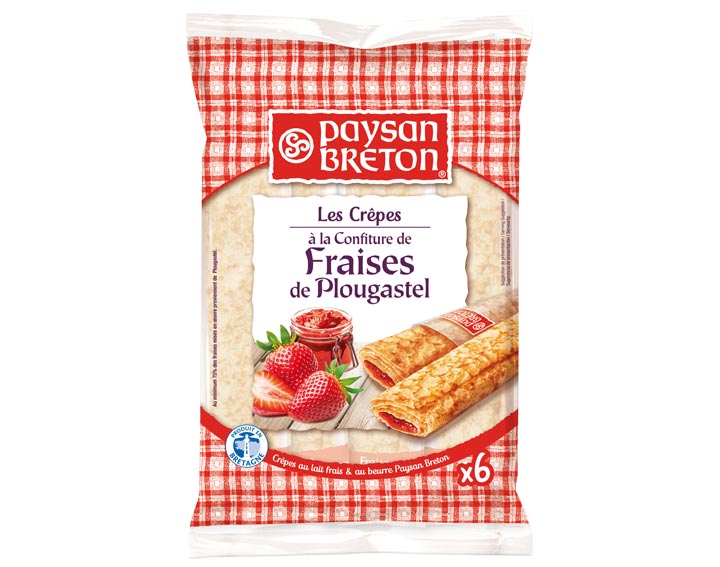 Crêpes Fourrées Fraises x6
