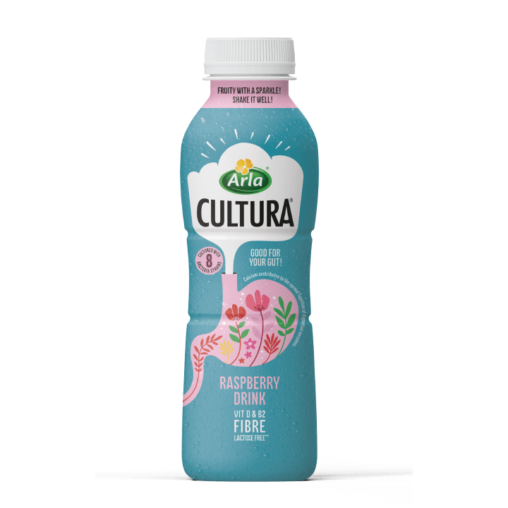 Arla Cultura® Raspberry Gut Health Milk Drink 500ml