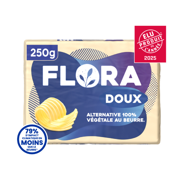 Alternative végétale au beurre doux FLORA