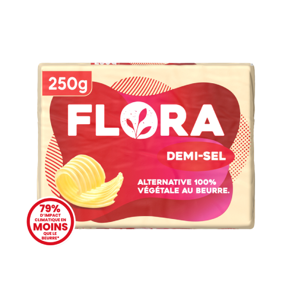 Alternative végétale au beurre demi-sel FLORA