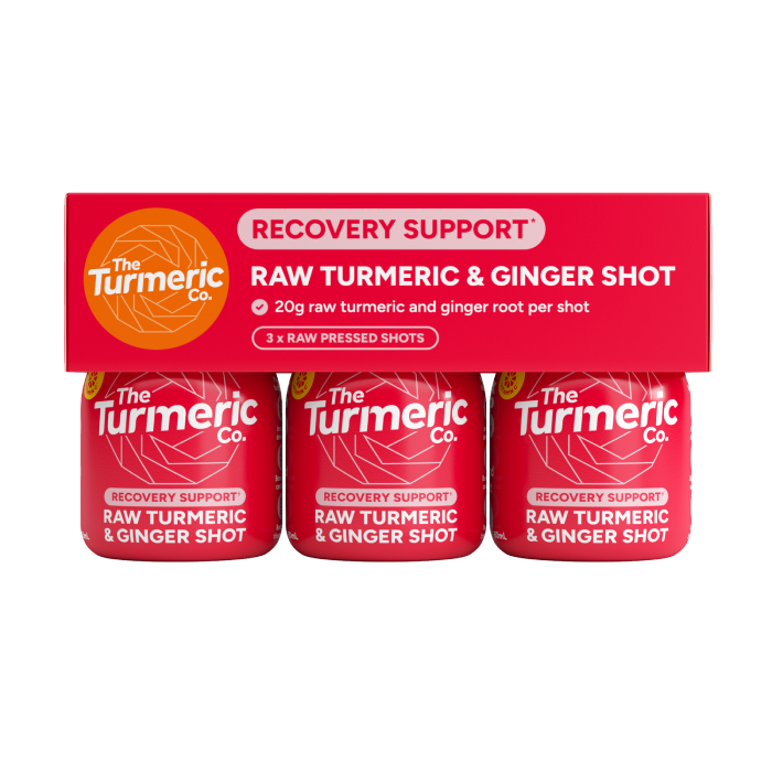 Raw Turmeric & Ginger Shot - 3 x 60ml