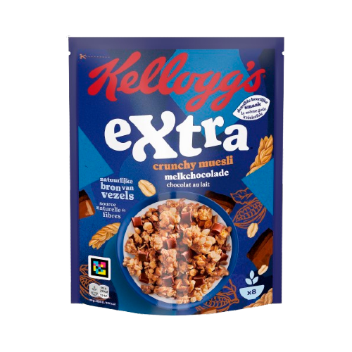 Extra granola melkchocolade