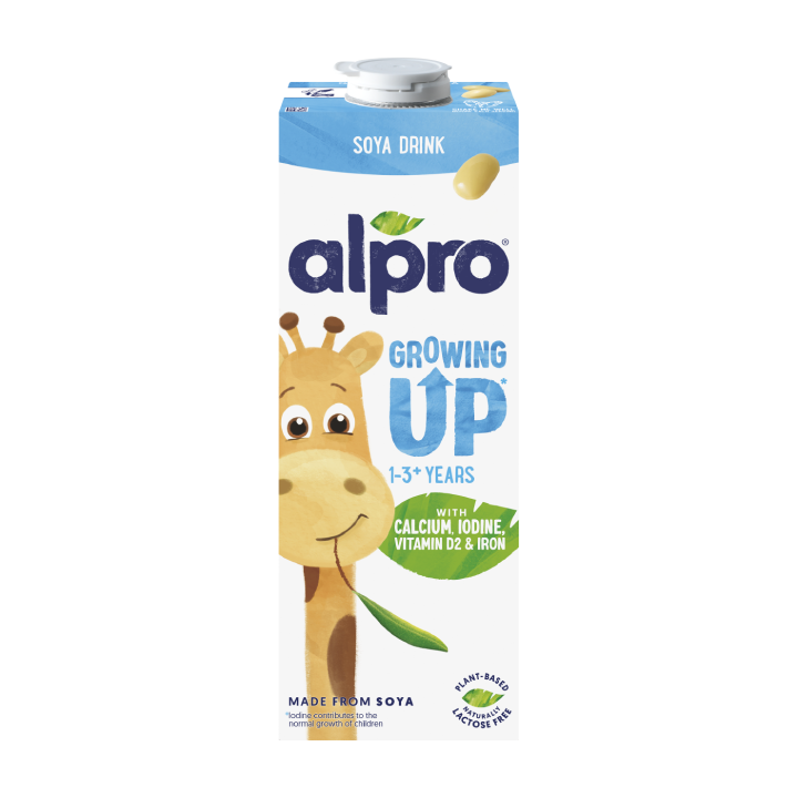 Alpro Soya Growing Up Long Life Dairy Free Drink 1-3+ Years 1L