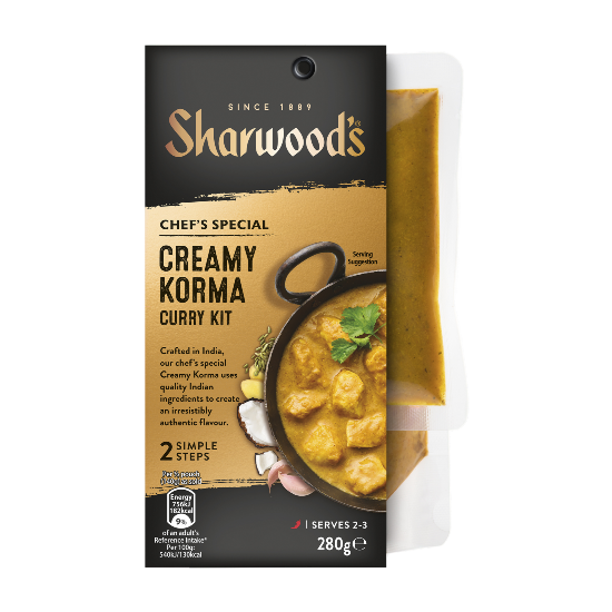 Sharwood's Creamy Korma Curry Sauce Kit 280g
