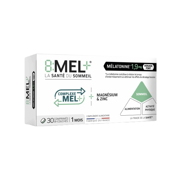 Comprimé 8:MEL+ 1,9 mg Boîte 30