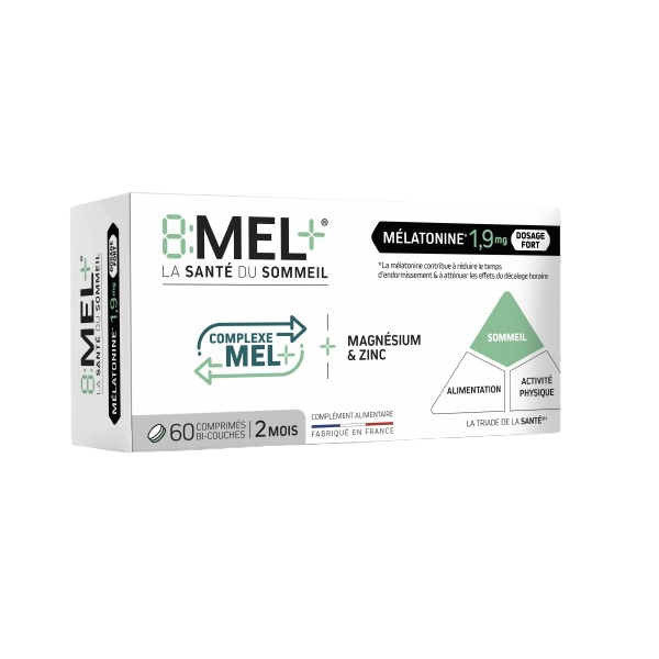 Comprimé 8:MEL+ 1,9 mg Boîte 60