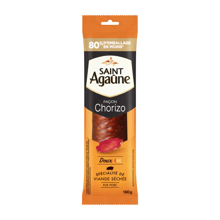Façon chorizo doux 180G