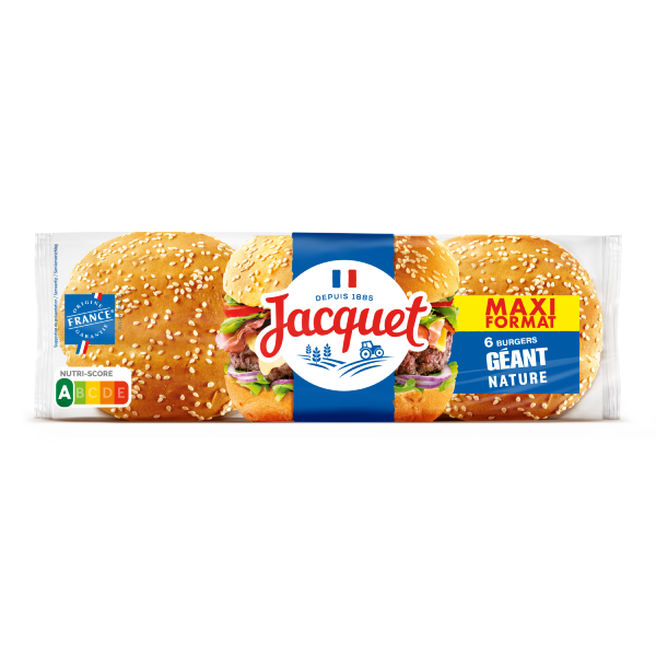 Géant Burger Nature Maxi Format x6