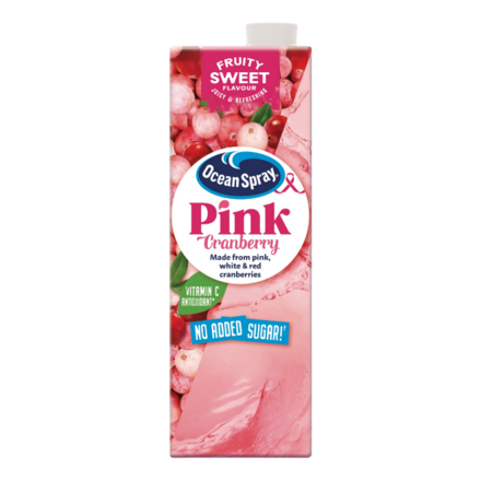 Ocean Spray Pink Cranberry Juice 1 Litre