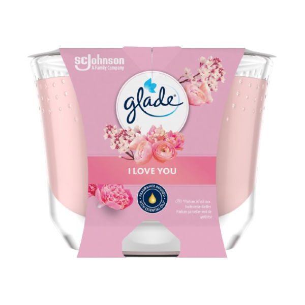Bougie parfumée grande Je t’aime