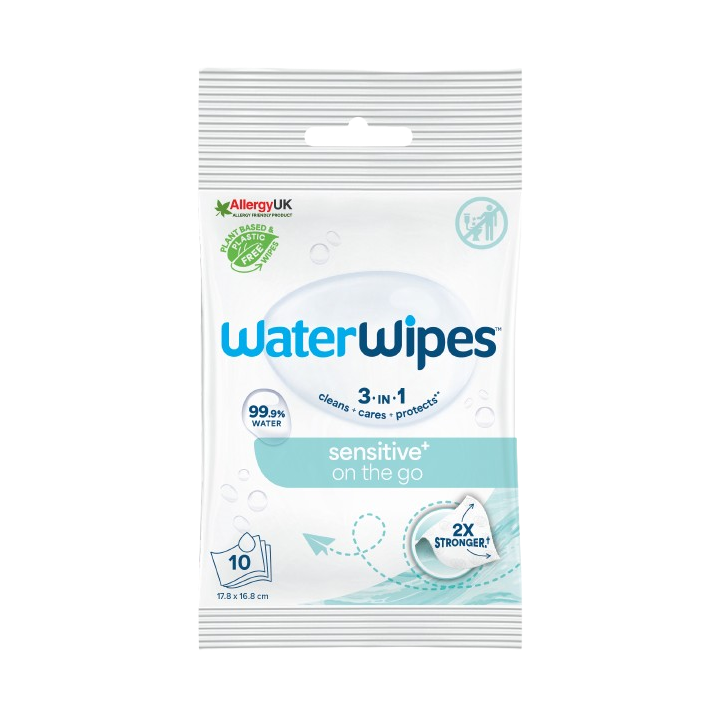 WaterWipes Lingettes "Format de poche" x10