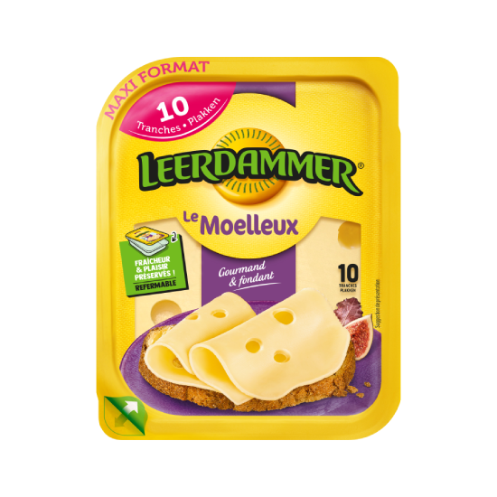 Leerdammer Le Moelleux Tranches x10 250g