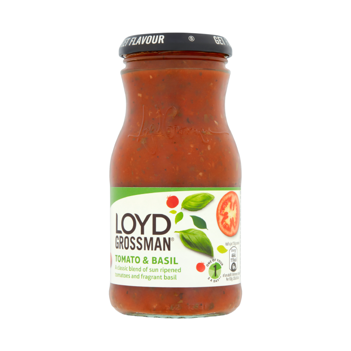 Loyd Grossman Tomato & Basil Pasta Sauce 350G
