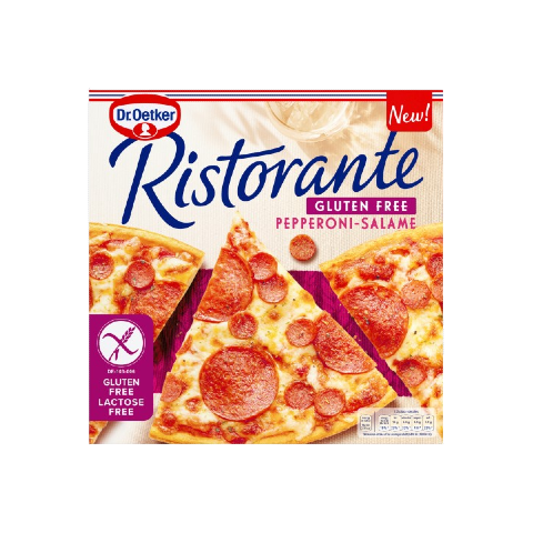 Gluten Free Pepperoni-Salame Pizza 332g