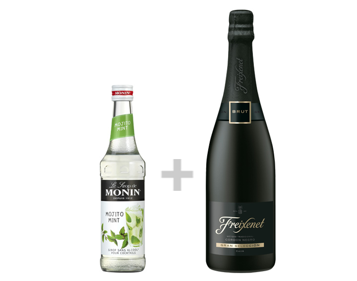 Sirop de Mojito Mint MONIN 33cl ET
vin pétillant Freixenet Cordon Negro 75cl