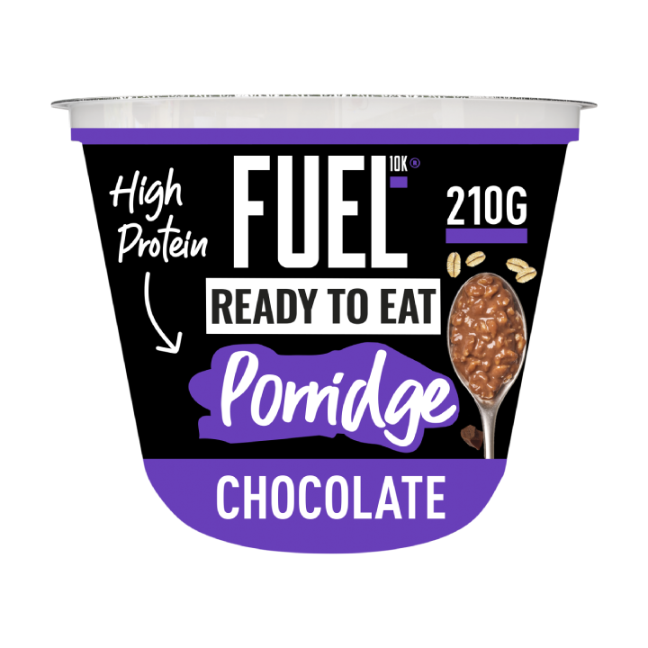 FUEL10K Ready to Eat Protein Porridge Oat Cereal Pot Chocolate 210g