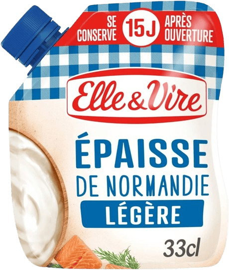 Crème Fraiche Épaisse Légère Elle & Vire