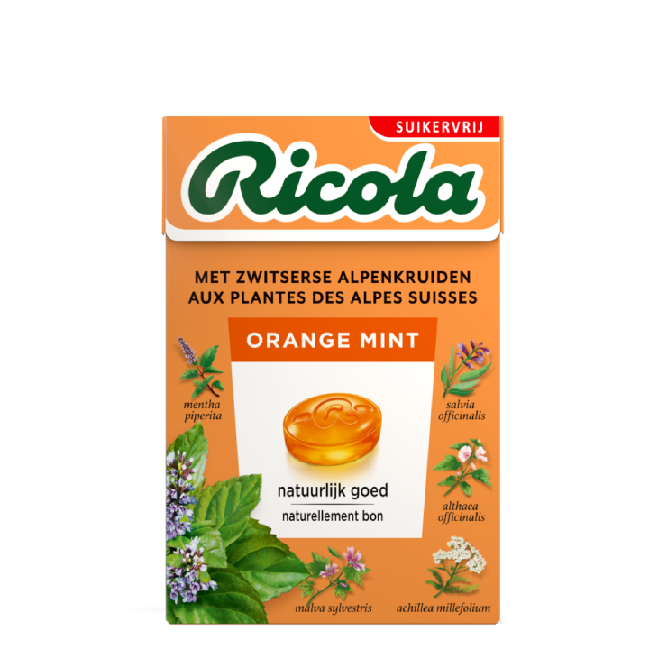 Ricola Orange Menthe 50G
