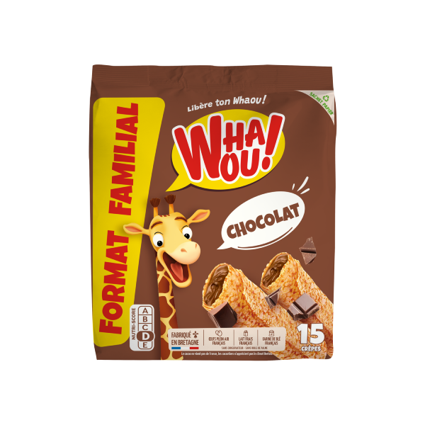 Crêpes chocolat Whaou! x15 - 480G