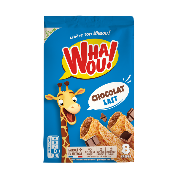 Crêpes chocolat au lait Whaou! x8 - 256G