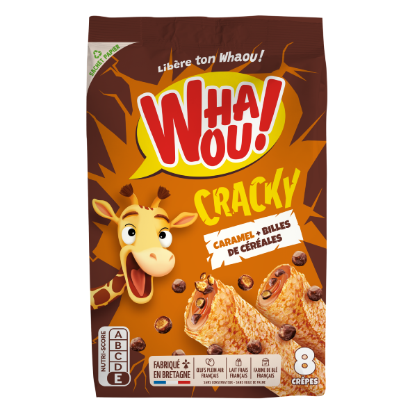 Crêpes cracky caramel x8 Whaou! - 256G