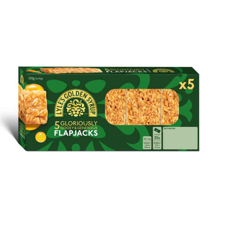 Lyle's Golden Syrup Flapjacks 5 x 30g