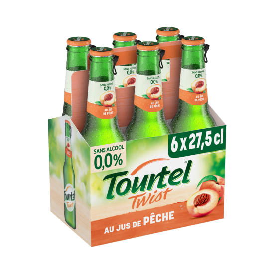 Tourtel Twist Pêche 6x27,5cl