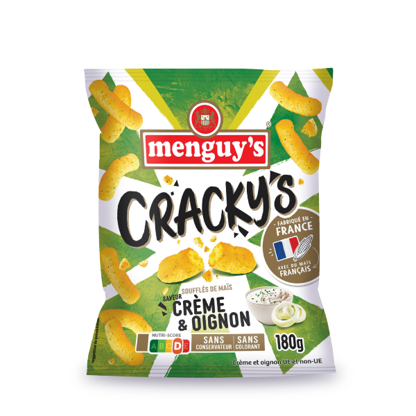 Cracky's - Soufflé de maïs Crème & Oignon 180g