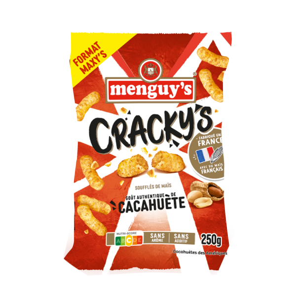 Cracky's - Soufflé de maïs Cacahuète 250g