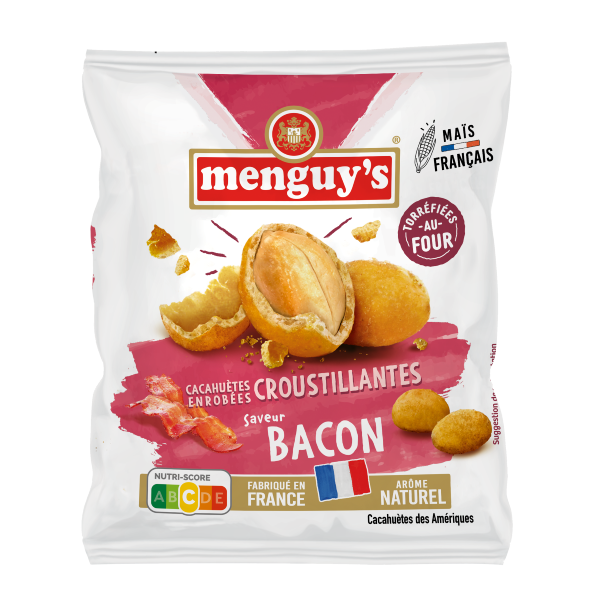 Cacahuètes enrobées Bacon 170g