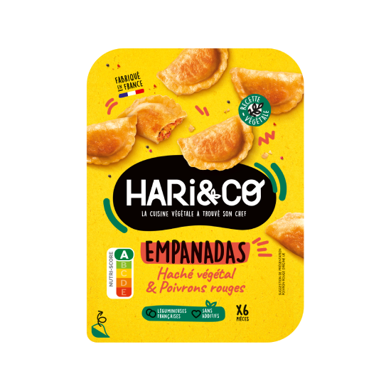 Empanadas haché végétal & poivrons rouges